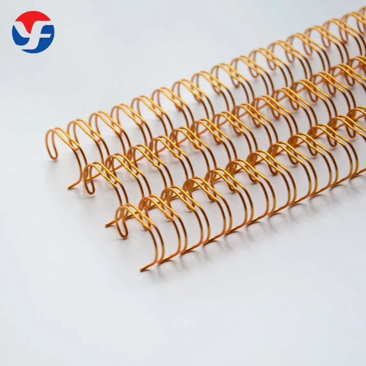 Aluminum Spiral Coil Rose Gold Book Binding Wire O