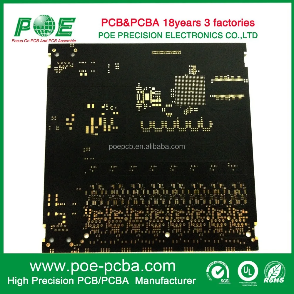 Многослойные 94vo жесткие PCB свинец пол печатных плат