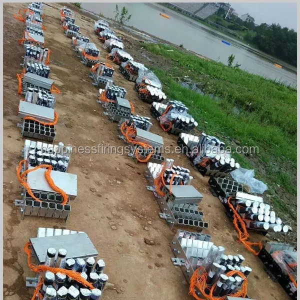 Happiness 3 inch 20 shots Iron adjust angel rack for fireworks display mortar tubes racks