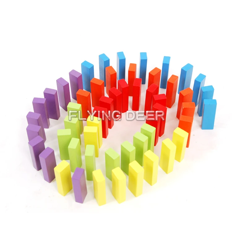 New Product Children Stacking Blocks Game Wooden Tumbling Tower