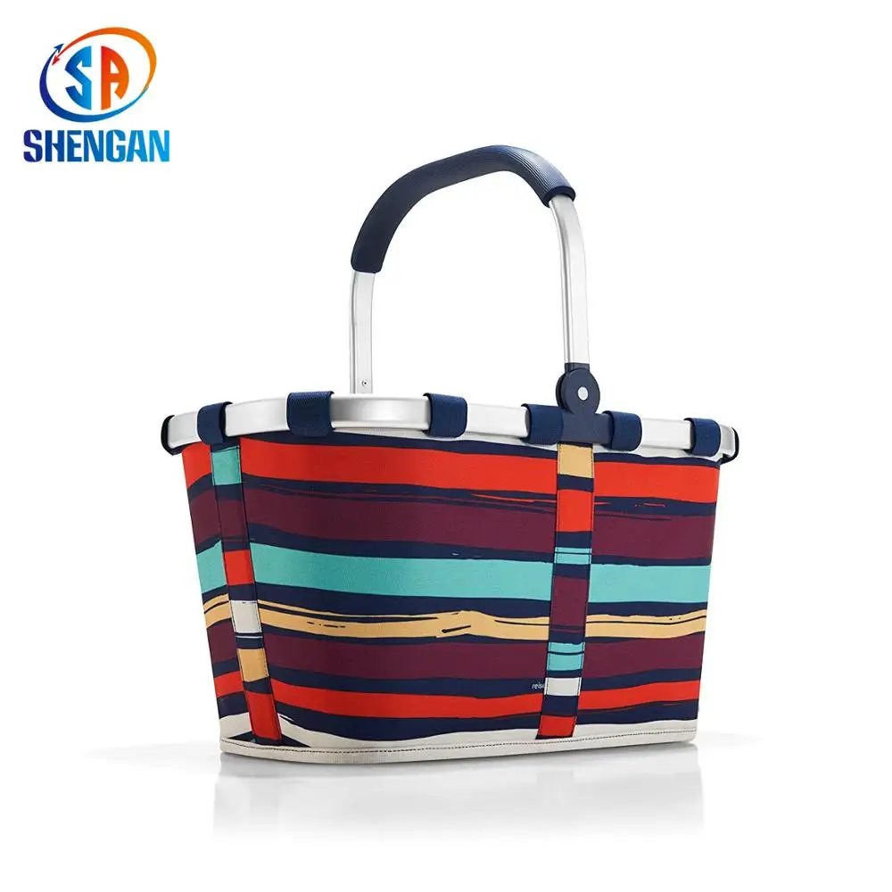 2018 news China Supplier High Quality Shopping basket/ supermarket basket/ folding basket heavy duty