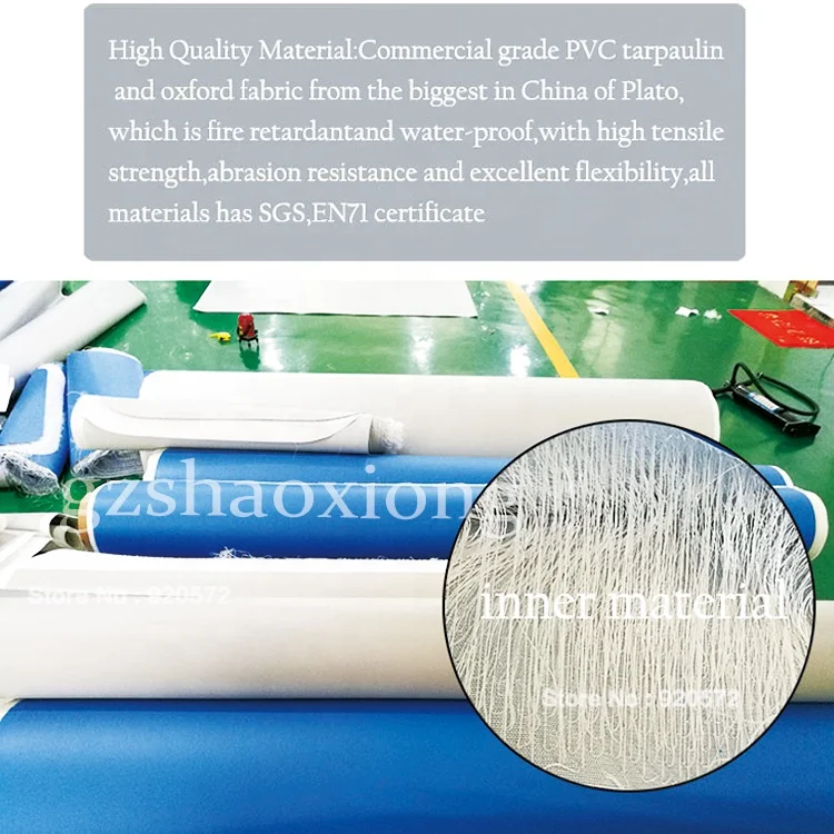 3m Factory Cheap Inflatable Air Track Inflatable Airtrack With Air Floor Roller Gymnastics Equipment Tumbling Mat For Sale