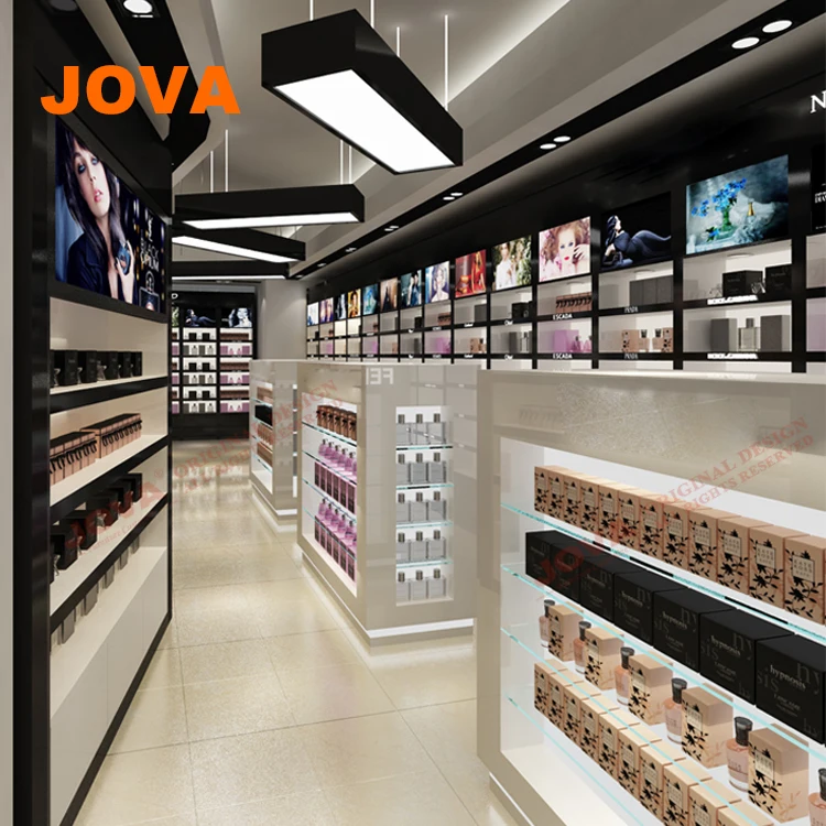 Подставка для парфюма с дизайном интерьера магазина