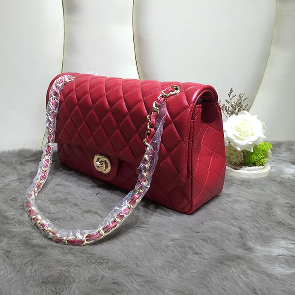 
MOQ 1PCS Wholesale sheep leather designer branded luxury handbag , brand name hand bags 