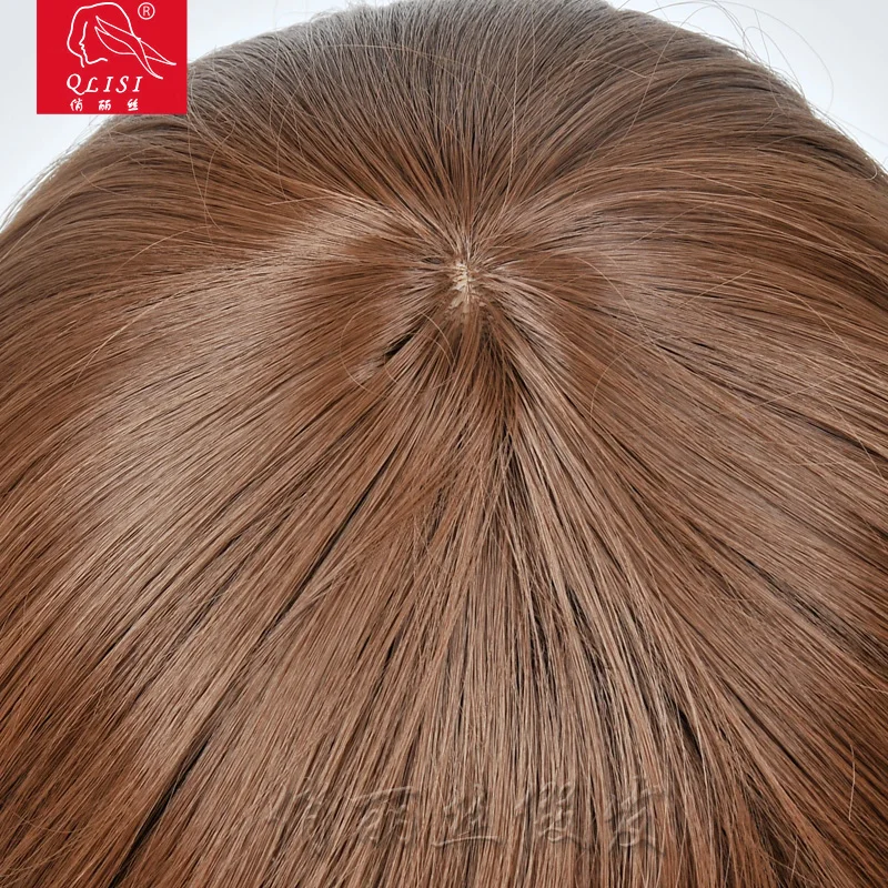 
natural synthetic hair wig curly wave wig 