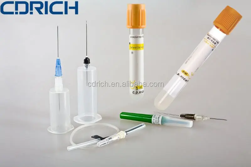 Medical vacuum blood collection tubes CE ISO