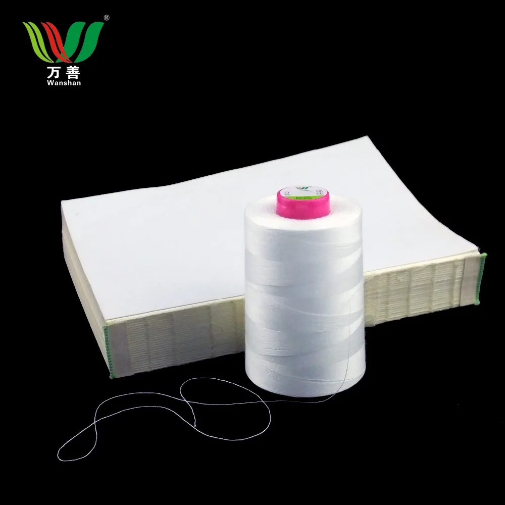 
Low Shrinkage Sewing thread for the bookbinding of the books 