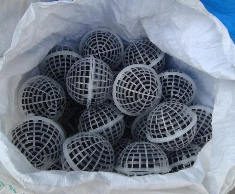 PP material aquarium bio ball packing Plastic filter Wastewater treatment porous suspension ball