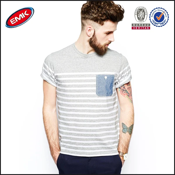 полосатый карман футболки производителей в китае