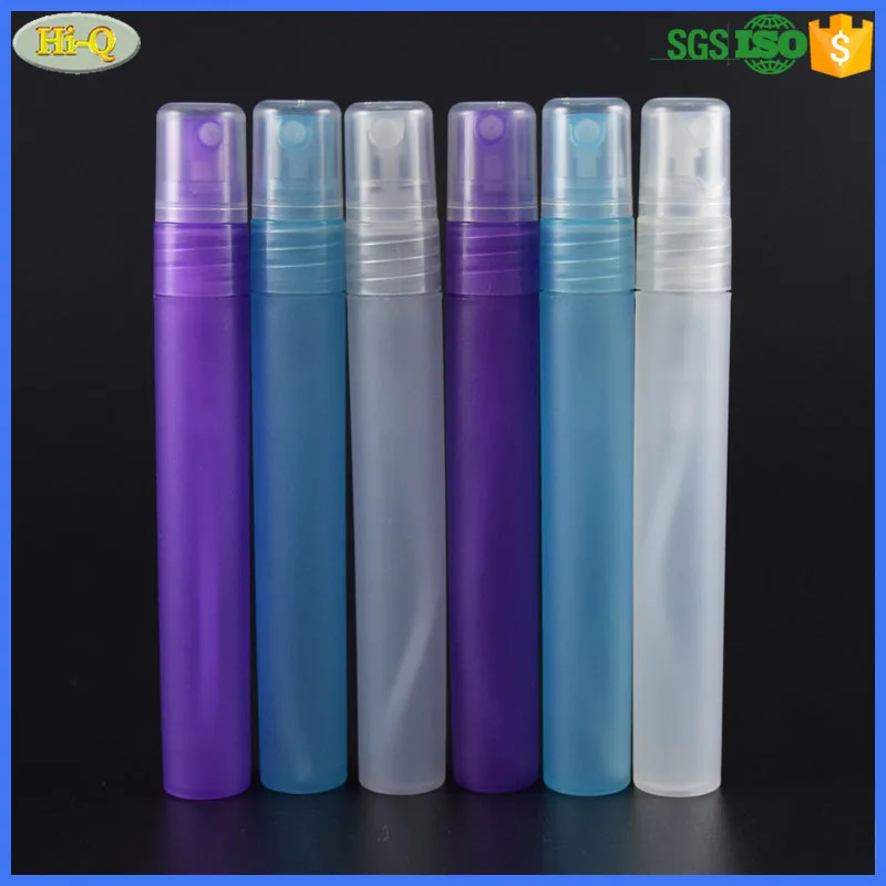 PP pocket pen hand sanitizer spray purple blue frosted 10ml perfume pen spray from manufacturer