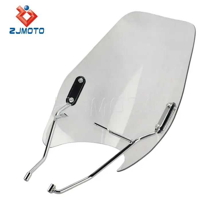 Clear moto pare-brise Brand New Motorcycle Windscreen Windshield For 1998-2003 Honda Shadow 750 VT750 With Hardware