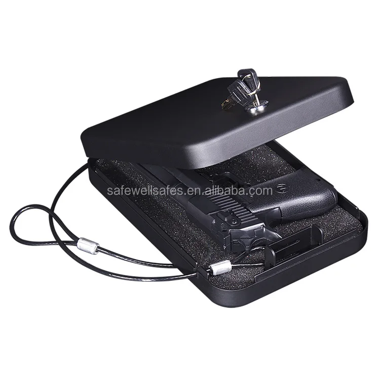Safewell PC-95K механический ключ замок портативный пистолет Сейф случае