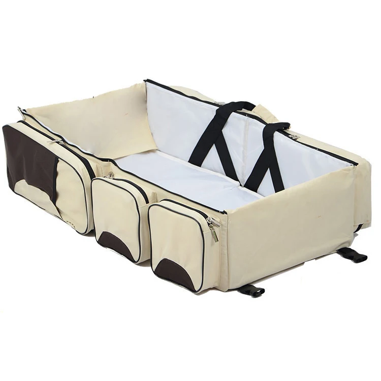 Multifunctional Portable Travel Baby folding beds Diaper Bag,portable folding baby bed