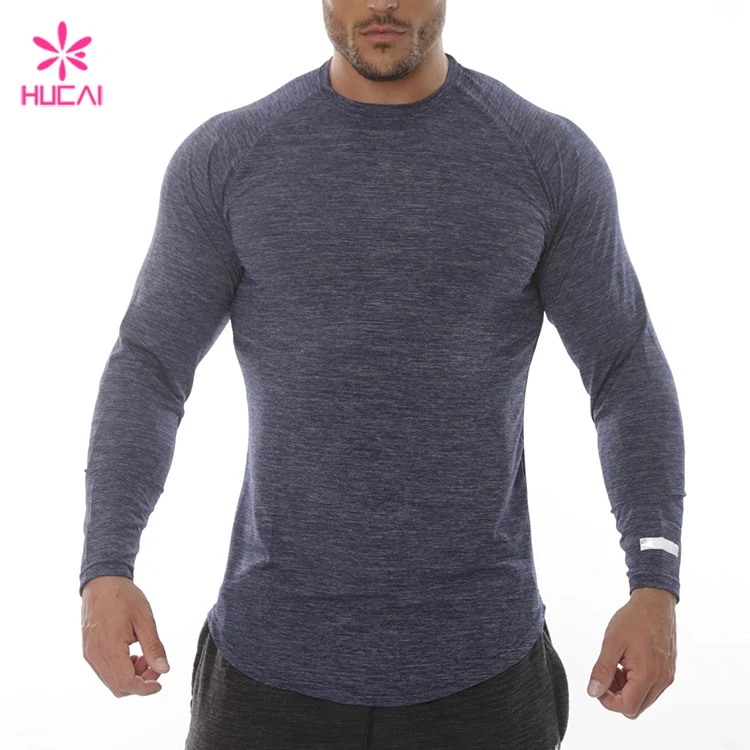 Dongguan Hucai Sportswear High Quality Fitness Wear Custom Mens Shirt