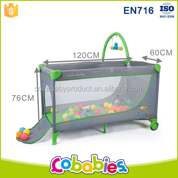 Высокие пользовательские качества открытый путешествия EN71 baby складной мебели playard детская