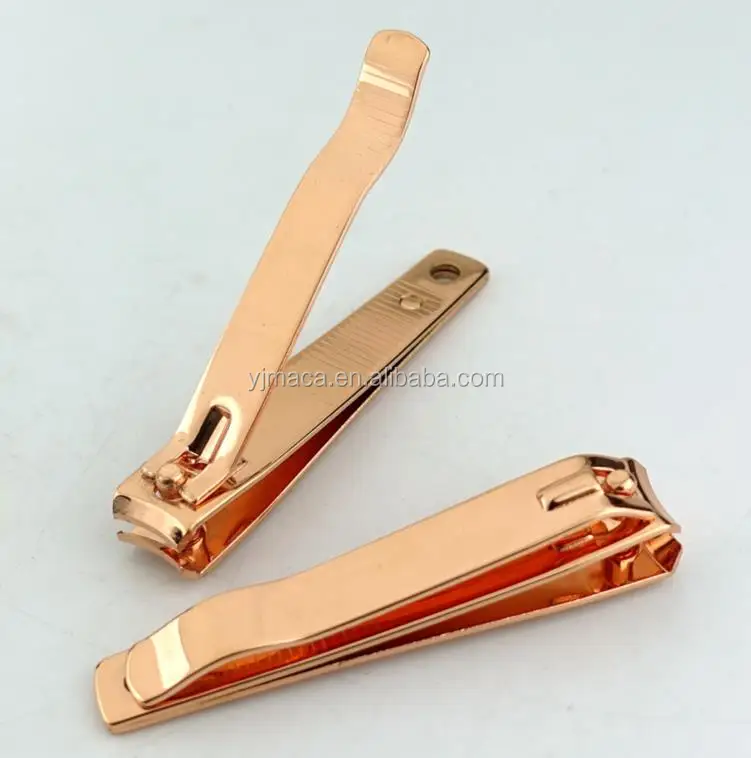 Maca High quality rose gold nail cutter stainless steel nail clipper manicure nail cutter sharpener