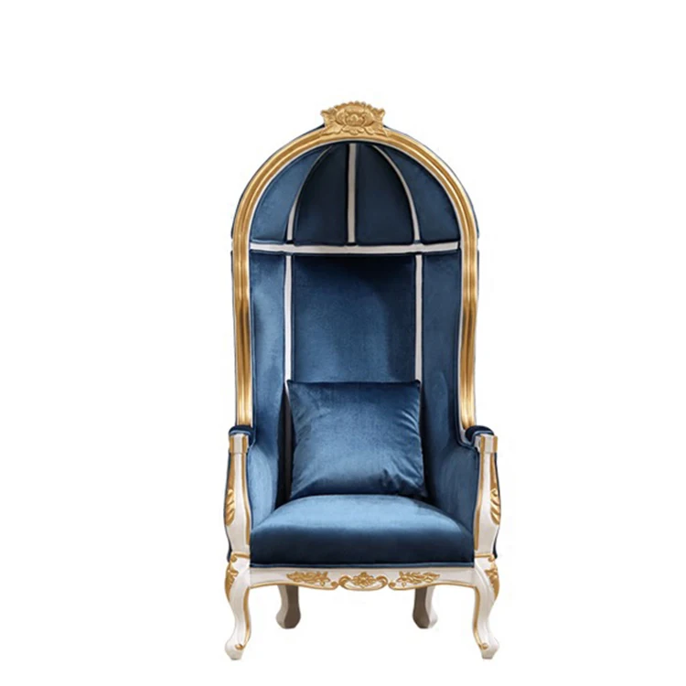 
Mahogany Carved louis Rococo Cage chair 