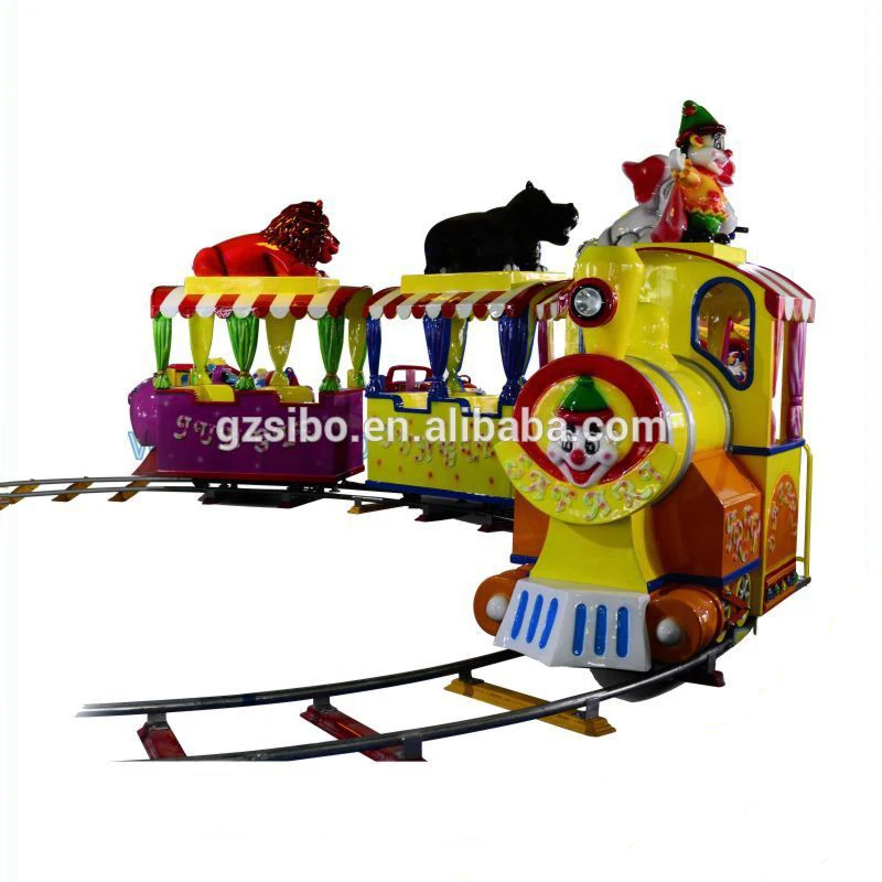 GMKP electric toy train sets amusement cartoon train kids electric ride machine