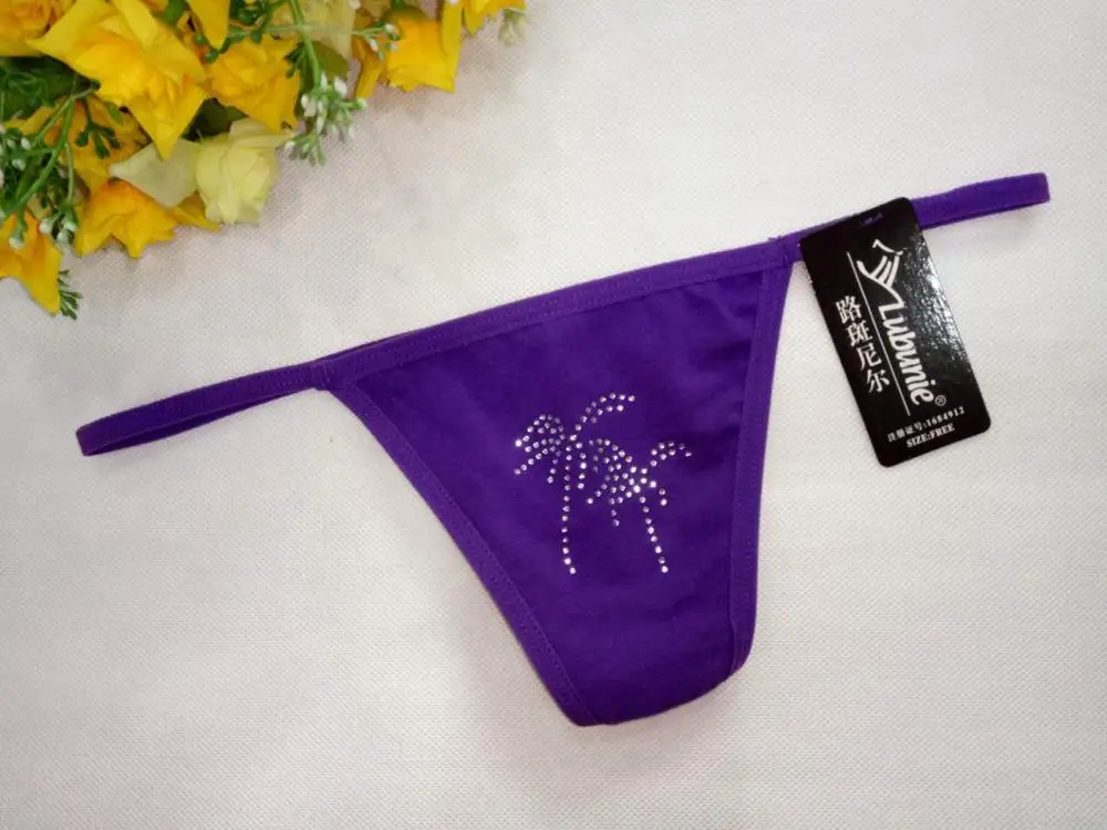 LUBUNIE 5710 lady underwear panties ladies cotton thongs for women sexy g-string