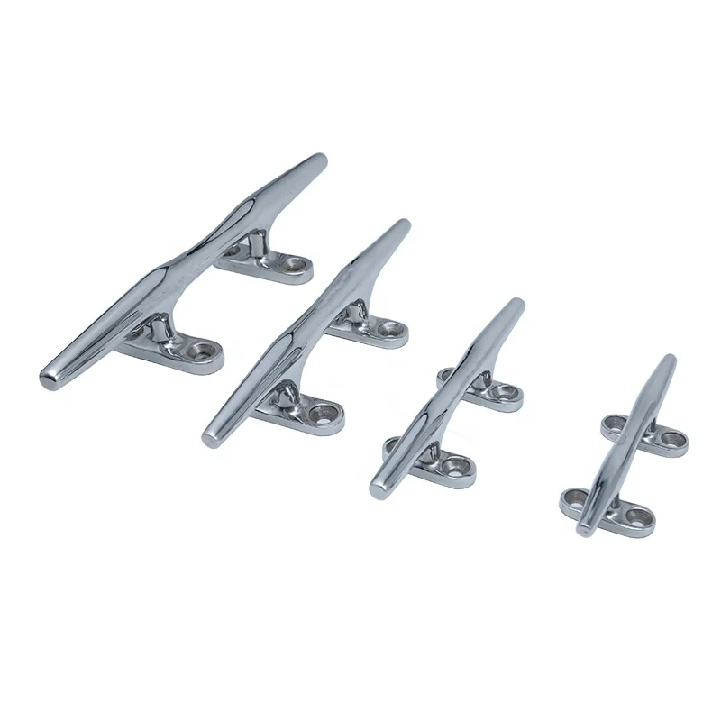ship hardware yacht stainless steel boat cleats marine hollow base cleat