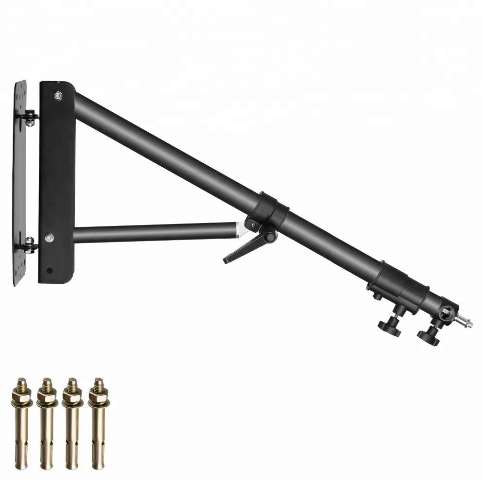 180cm Studio Light Triangle Wall Mounting Boom Arm