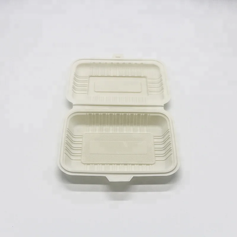 Biodegradable PLA Food Grade Clamshell Plastic Punnet Disposable Plastic Container Fruit container Clamshell tray blister tray
