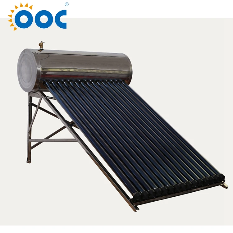 Лучший выбор 15 тепло труб трубы солнечный подогреватель воды с t/p клапан, электрическое сопротивление