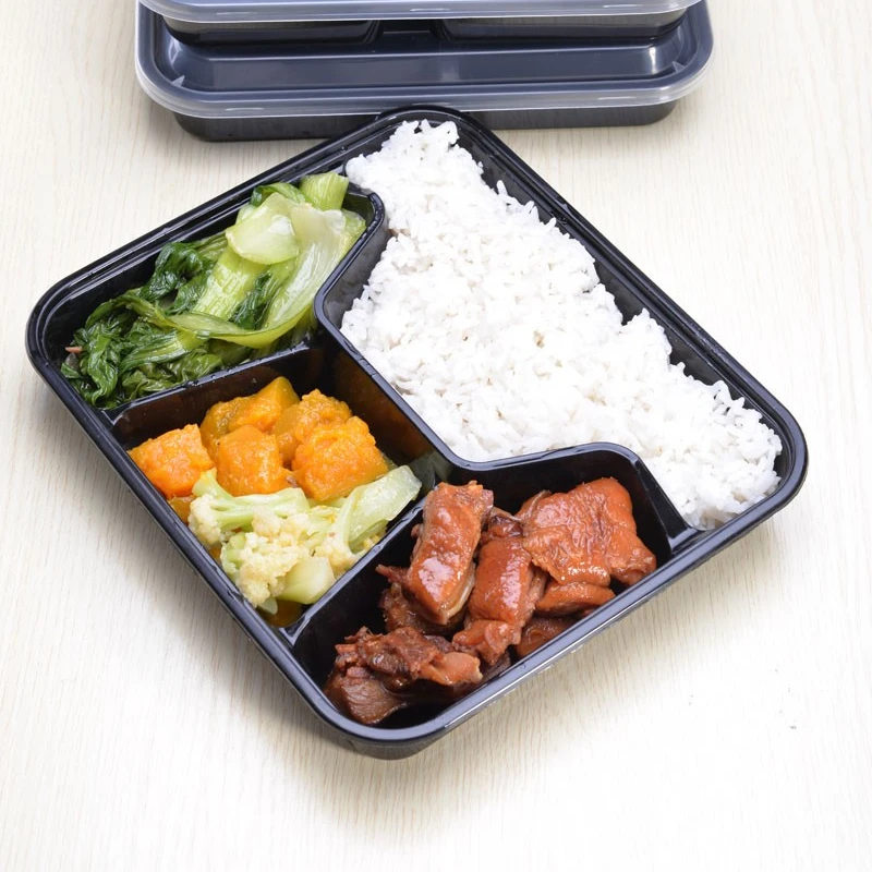 4 compartment tiffin lunch box/takeaway  food containers/bento box