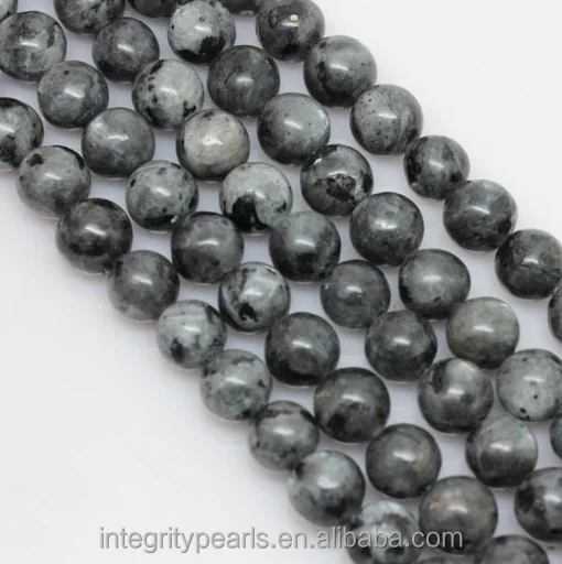 8mm natural brilliant black Flash Stone cheap gemstone beads