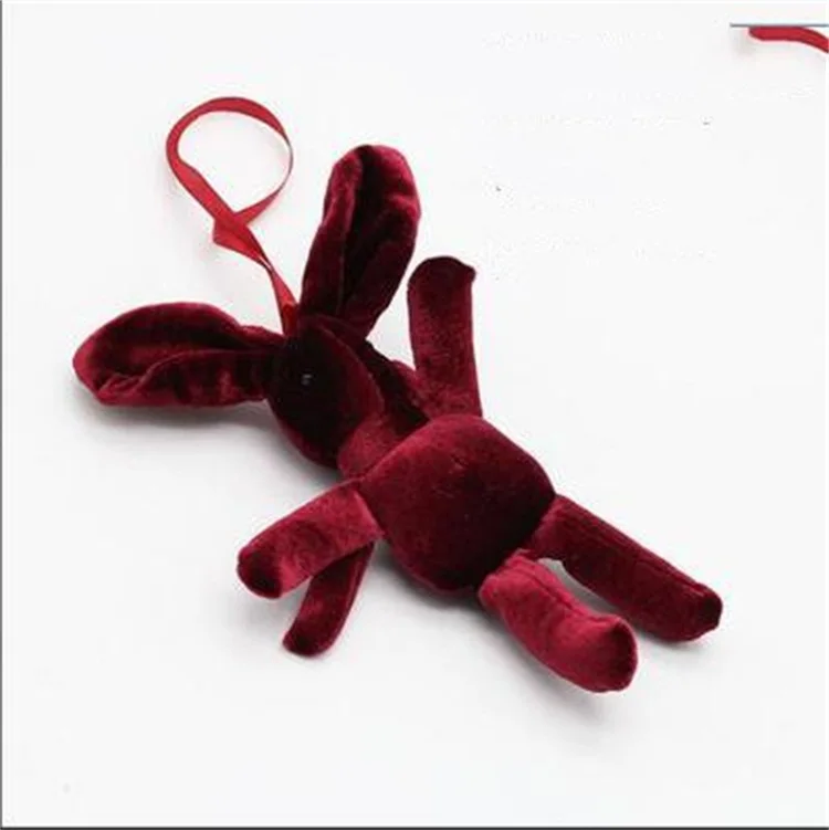 colorful wholesale plush rabbit toy plush animal toy put in the bunch of flowers plush toy