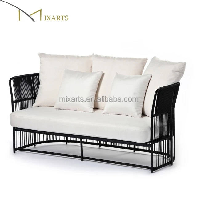 
bamboo patio rattan sofa set designs woven rope furniture rope chairs rattan garden furniture 