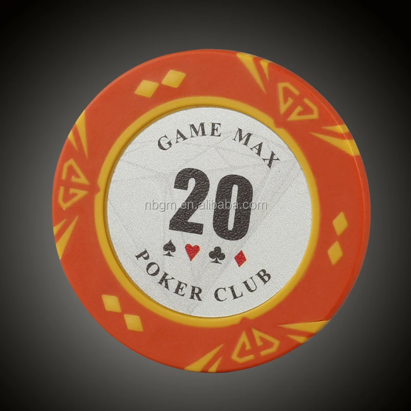 14g Two-Tone Sticker Clay Poker Chip/Casino Poker Chips