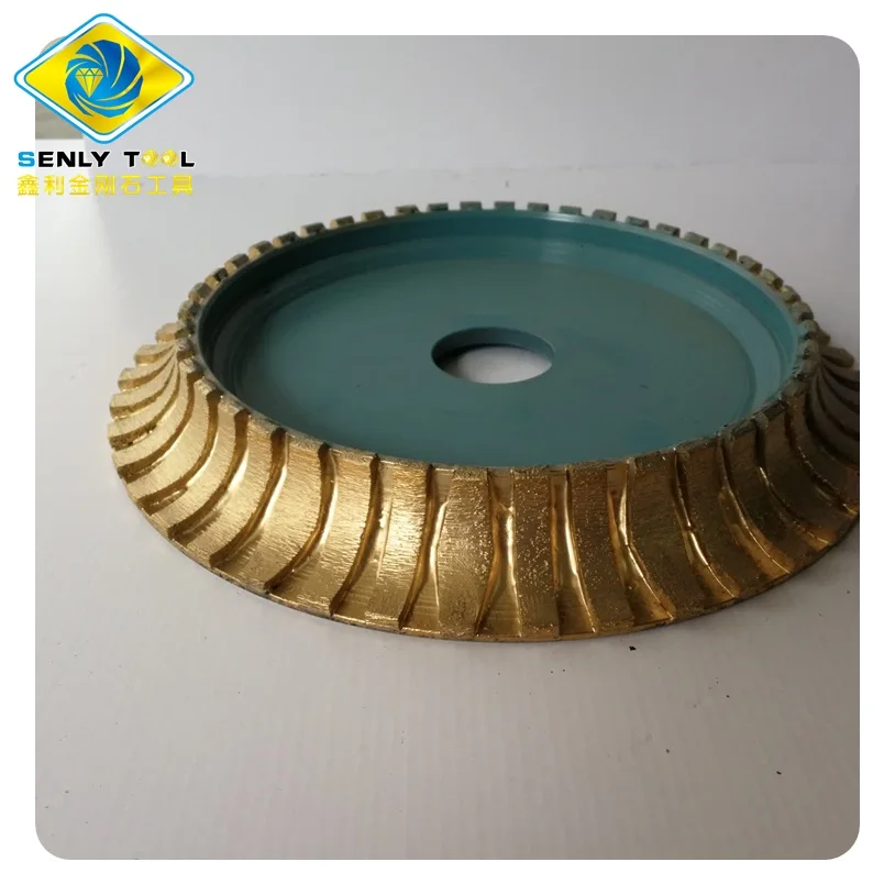 Segmented diamond router bits / profile wheel for granite segment profiling bit