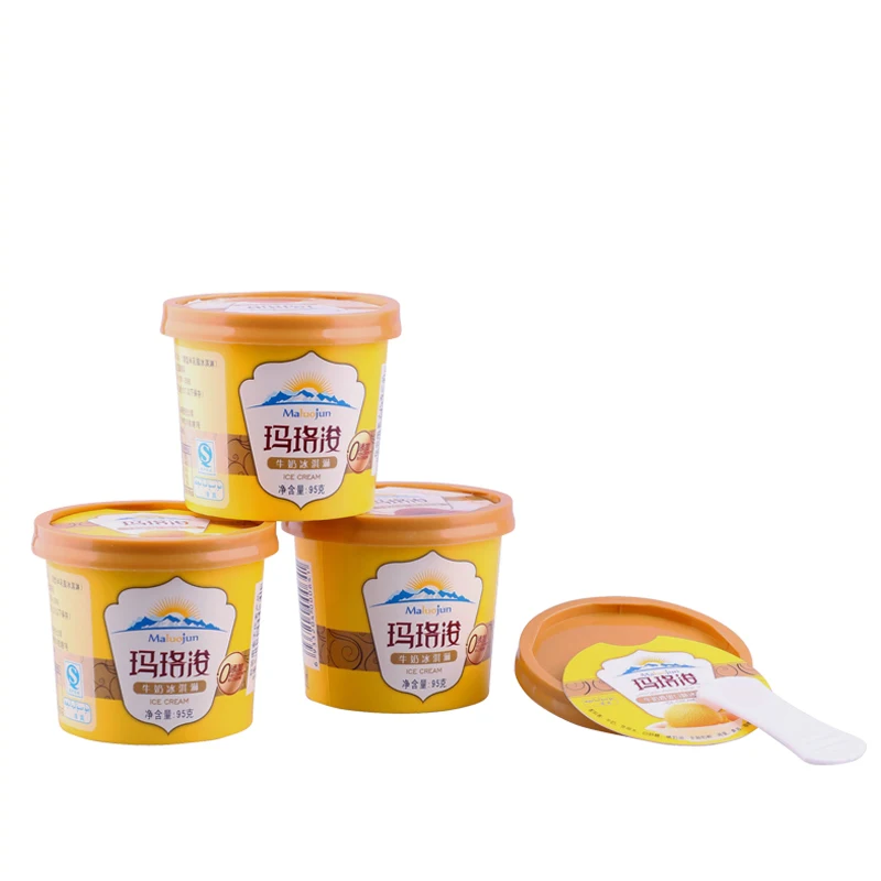 
4oz custom logo ice cream paper cup with lid and spoon 4oz custom logo ice cream paper cup with lid and spoon