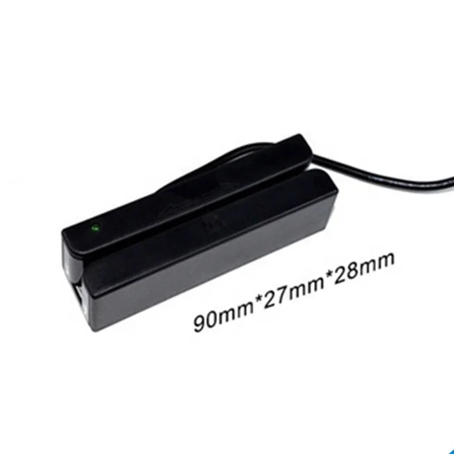 high quality mini msr long usb 3 tracks  magnetic strip reader MSR90