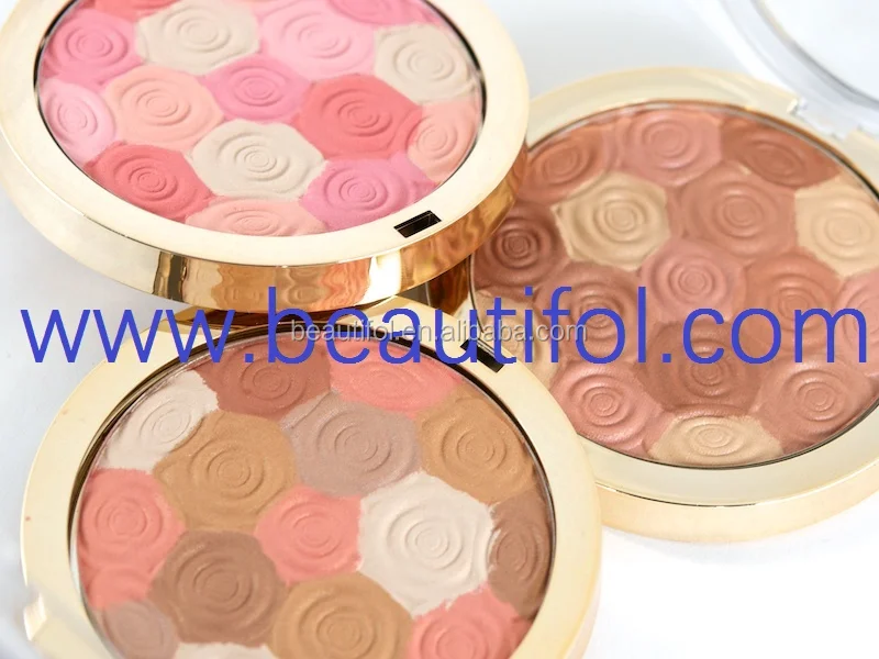 
Flower blusher!Long wearing face use easy to apply good pigmentation multi-color 