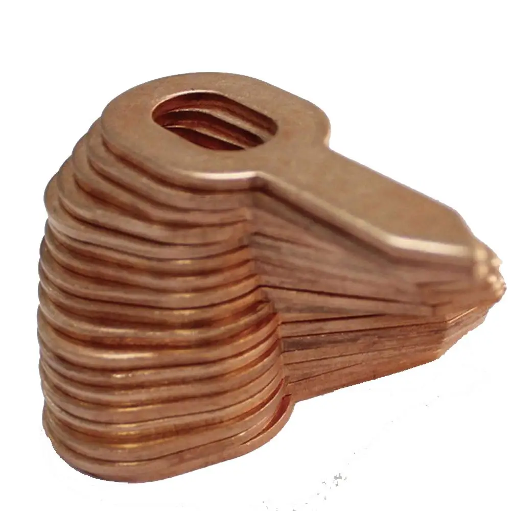 50 PCS/Set Copper coated Stainless steel Dent Pulling Ring Washer For Car Spot Welder Soldering Panel 55.5mm