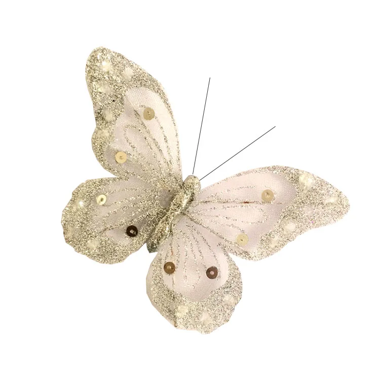 Lifelike artificial butterfly for Christmas