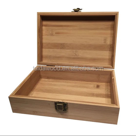 2017 High Quality bamboo box With Compartments, bamboo box For Food/candy/chocolate