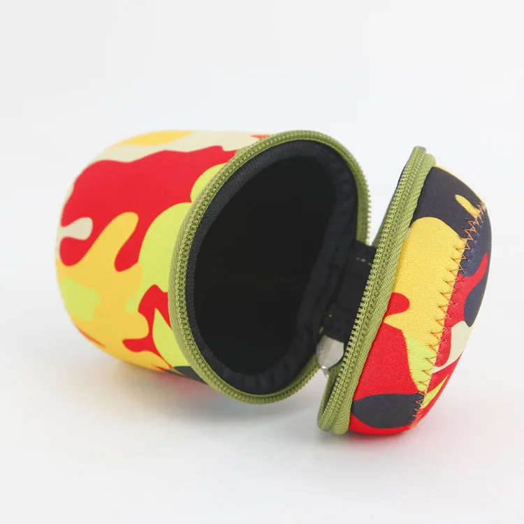 2023 Wholesale tube printed neoprene baby bottle cooler bag with zipper