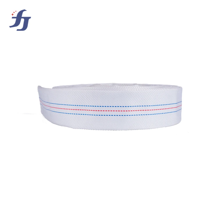 White high quality agriculture irrigation PVC lay flat hose