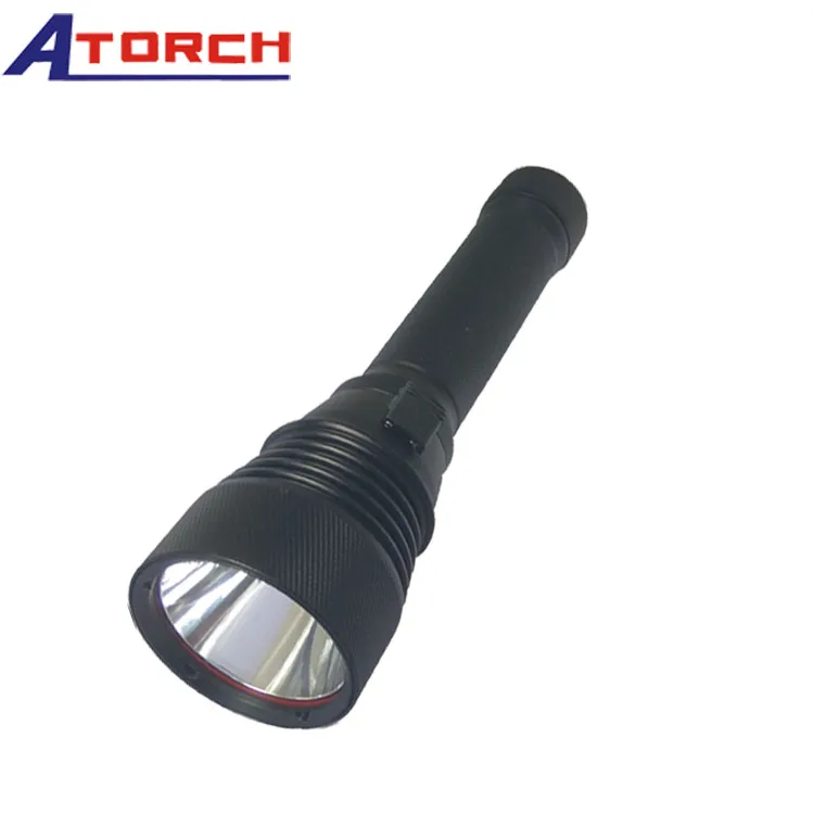 
Diving Flashlight Waterproof 100M flashlight with 26650 Li-ion battery 