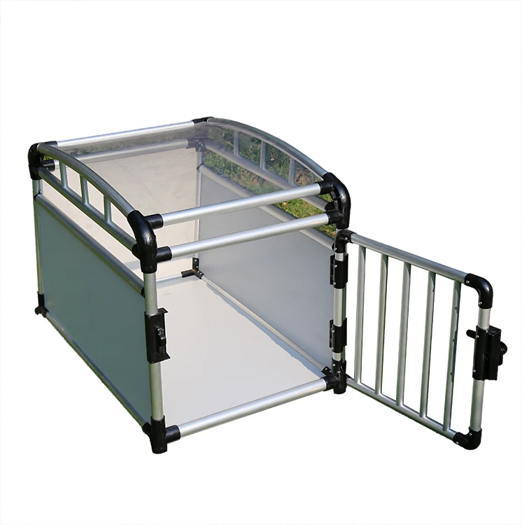 Aluminum trailer commercial dog cage crate for sale cheap commercial dog cage