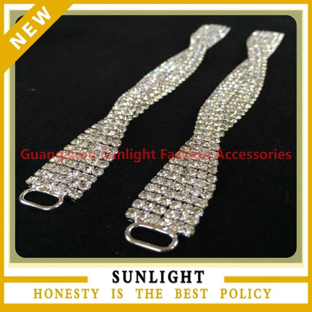 Top quality manufacturer rhinestone bikini connector