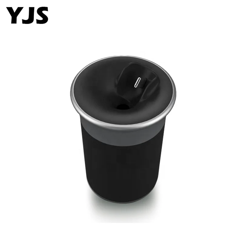 YJS Hot Replacement Parts Custom Wireless Travel Cup Ashtray Car Charger Holder For IQO