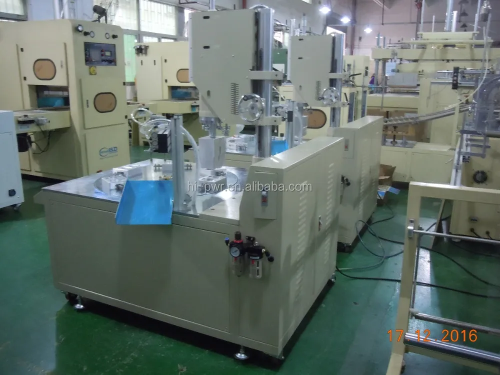 Rotational Ultrasonic Welding Machine With 4 Work Stations