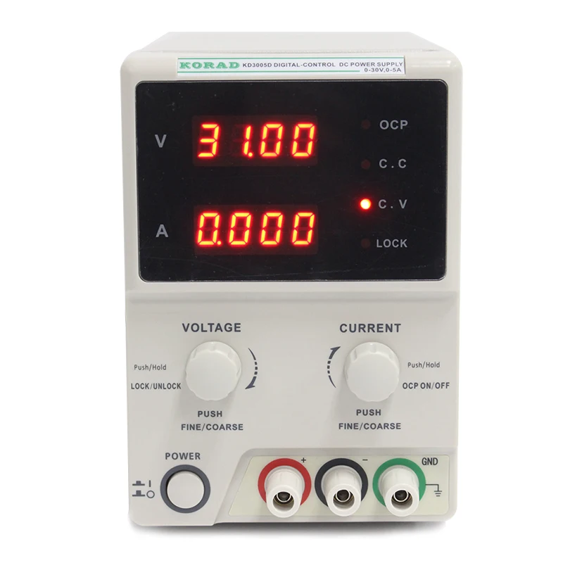 Регулируемый Высокоточный программируемый цифровой лабораторный источник питания постоянного тока KD3005D 30 в 5 А