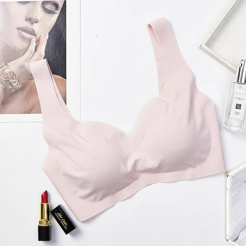 Whole ice silk bra sweat shockproof plain yoga sports vest bra tank top women causal wear