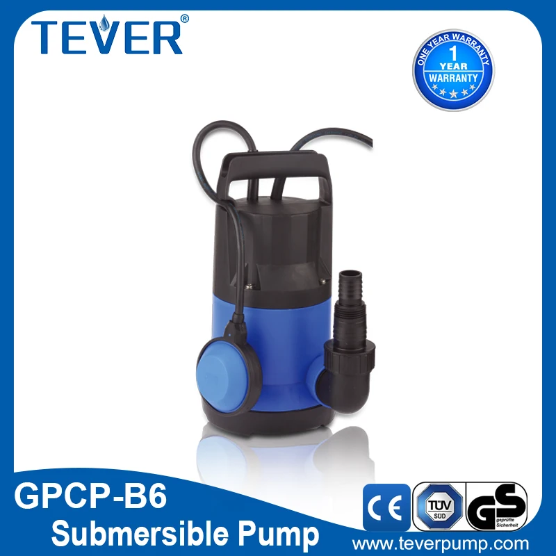 plastic clean water sump pump submersible