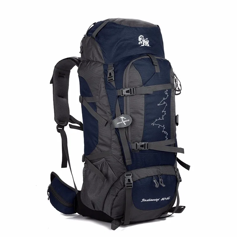 Спортивный армейский водонепроницаемый нейлоновый рюкзак 80 + 5 л, походный Кемпинг Альпинизм, дорожный рюкзак на заказ